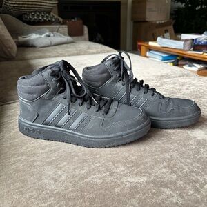 Adidas Men's Black High-Top Sneakers